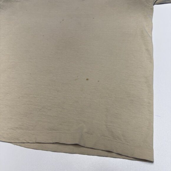 Vintage 90s Hogs Breath Inn T Shirt Mens XL 21.5x26.5 Tan Short Sleeve - Picture 9 of 16